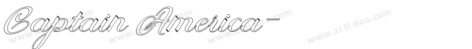 Captain America字体转换